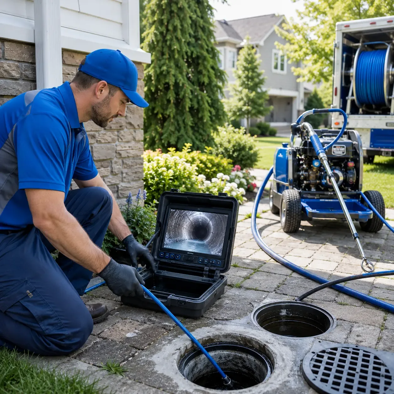 Outdoor drain cleaning professionals serving Milton, KS